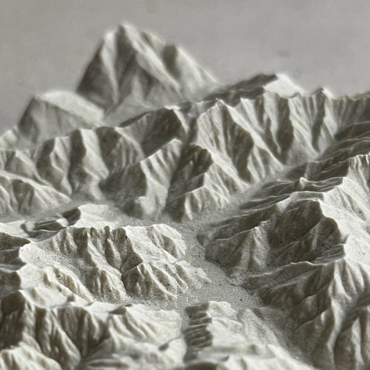 Carte en Relief Personnalisée - Topographie de Votre Montagne, Vallée ou Région