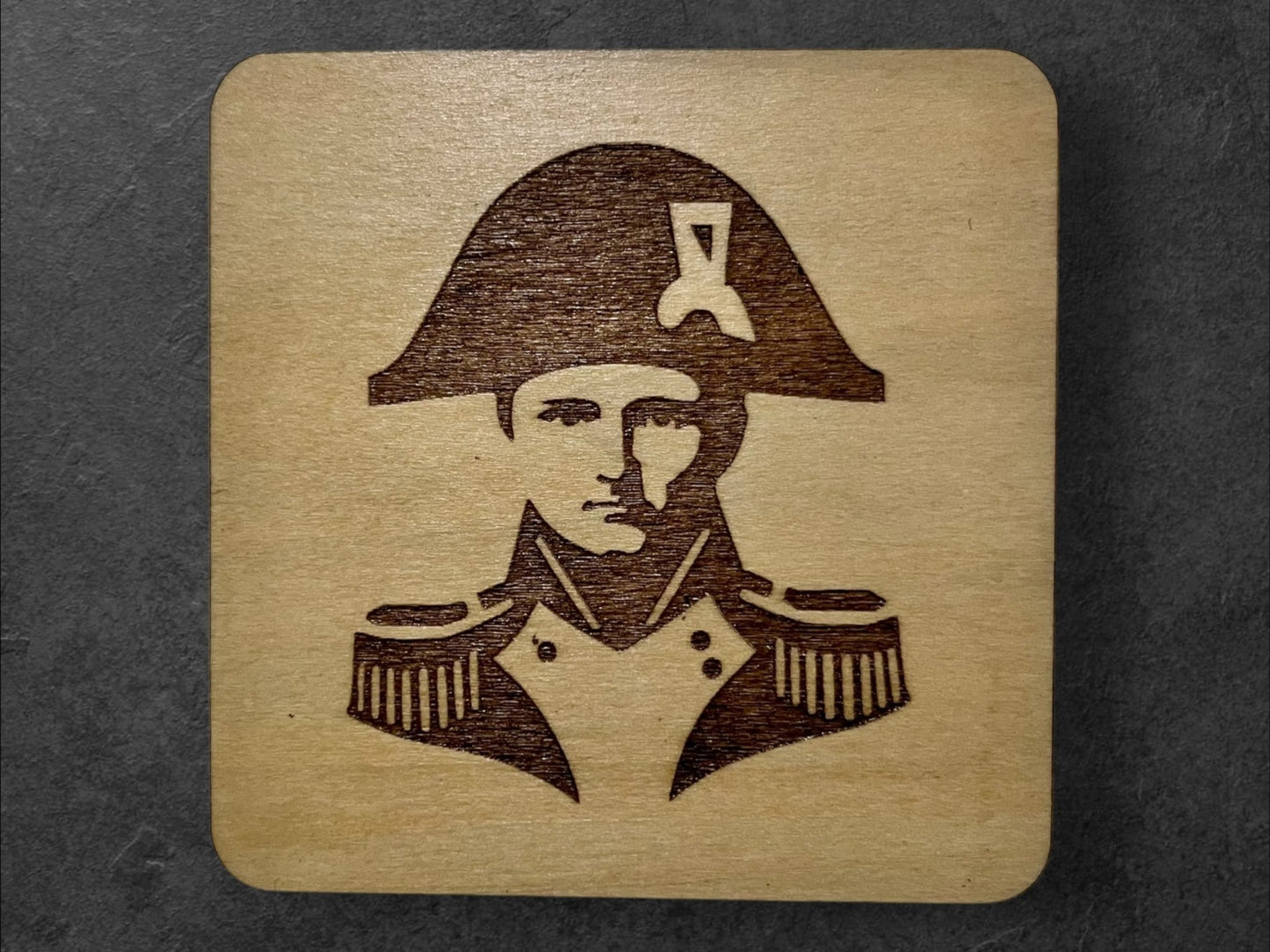 Sous Verres en Bois - Série Napoléon Bonaparte V2 - Cavalier (1) - Sous les Toits de Paris