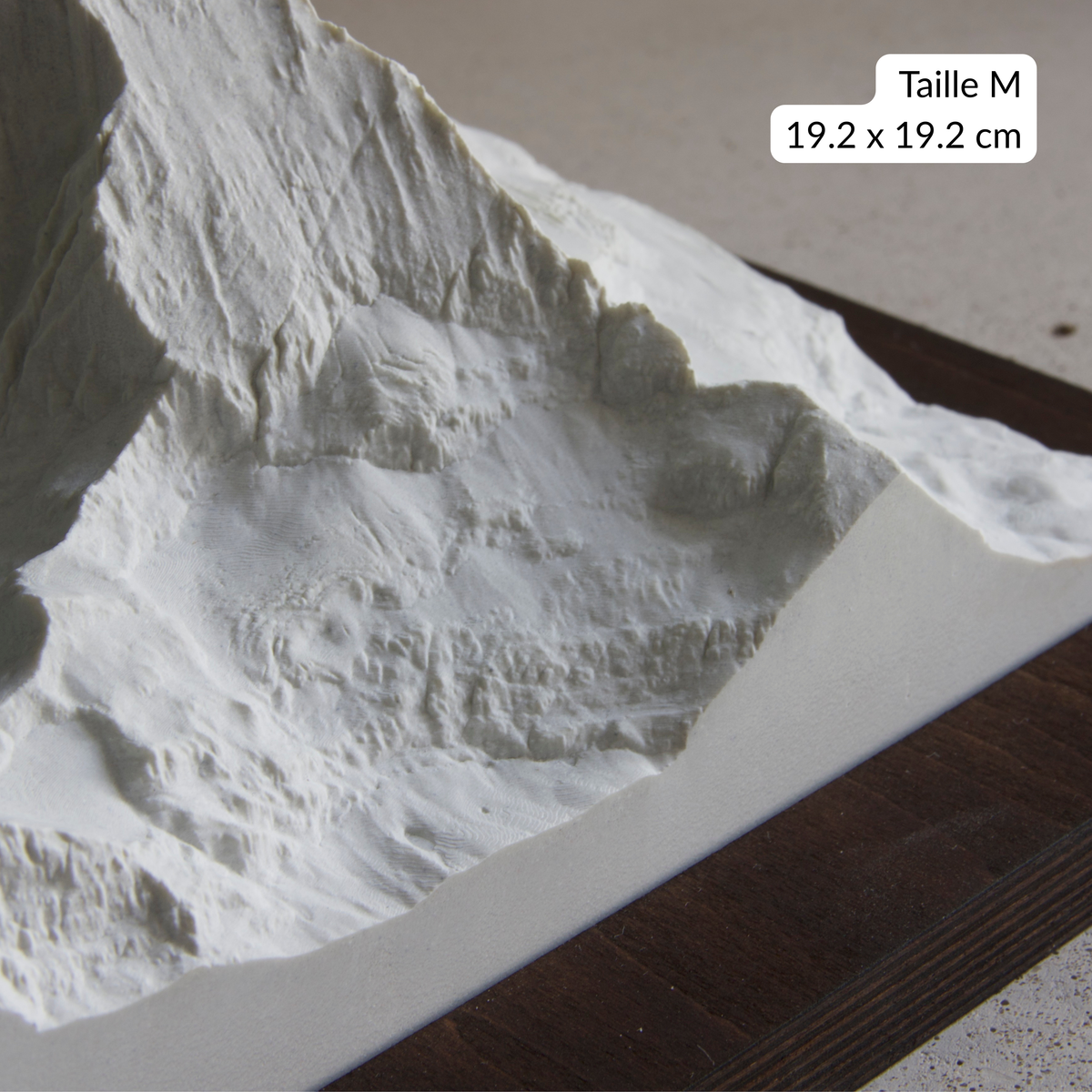 Carte en Relief du Mont Cervin - Topographie de la Vallée de Zermatt