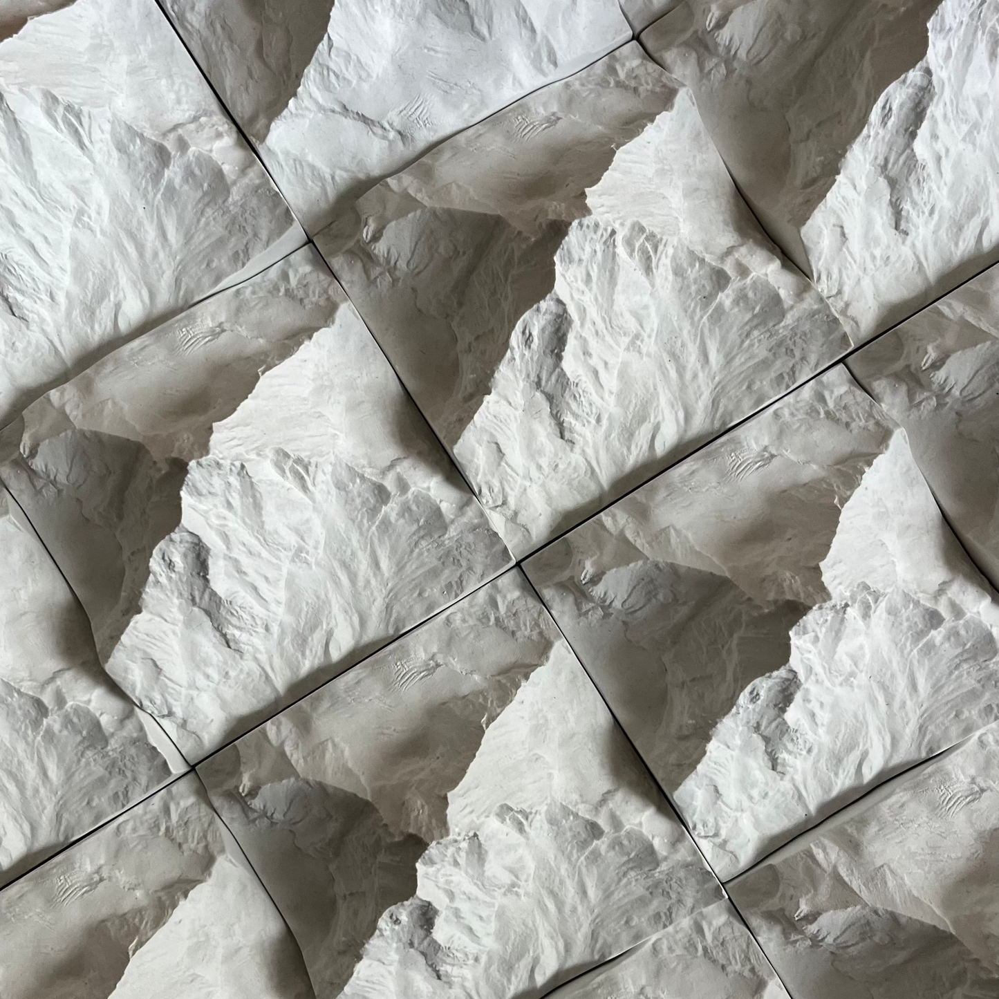 Carte en Relief du Mont Cervin - Topographie de la Vallée de Zermatt