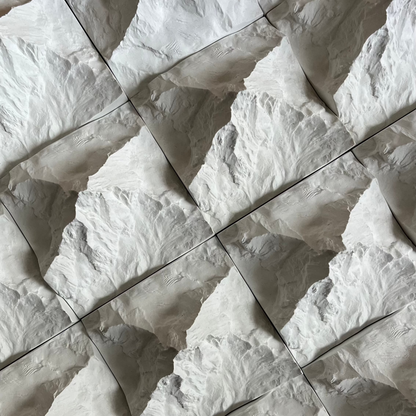 Carte en Relief du Mont Cervin - Topographie de la Vallée de Zermatt