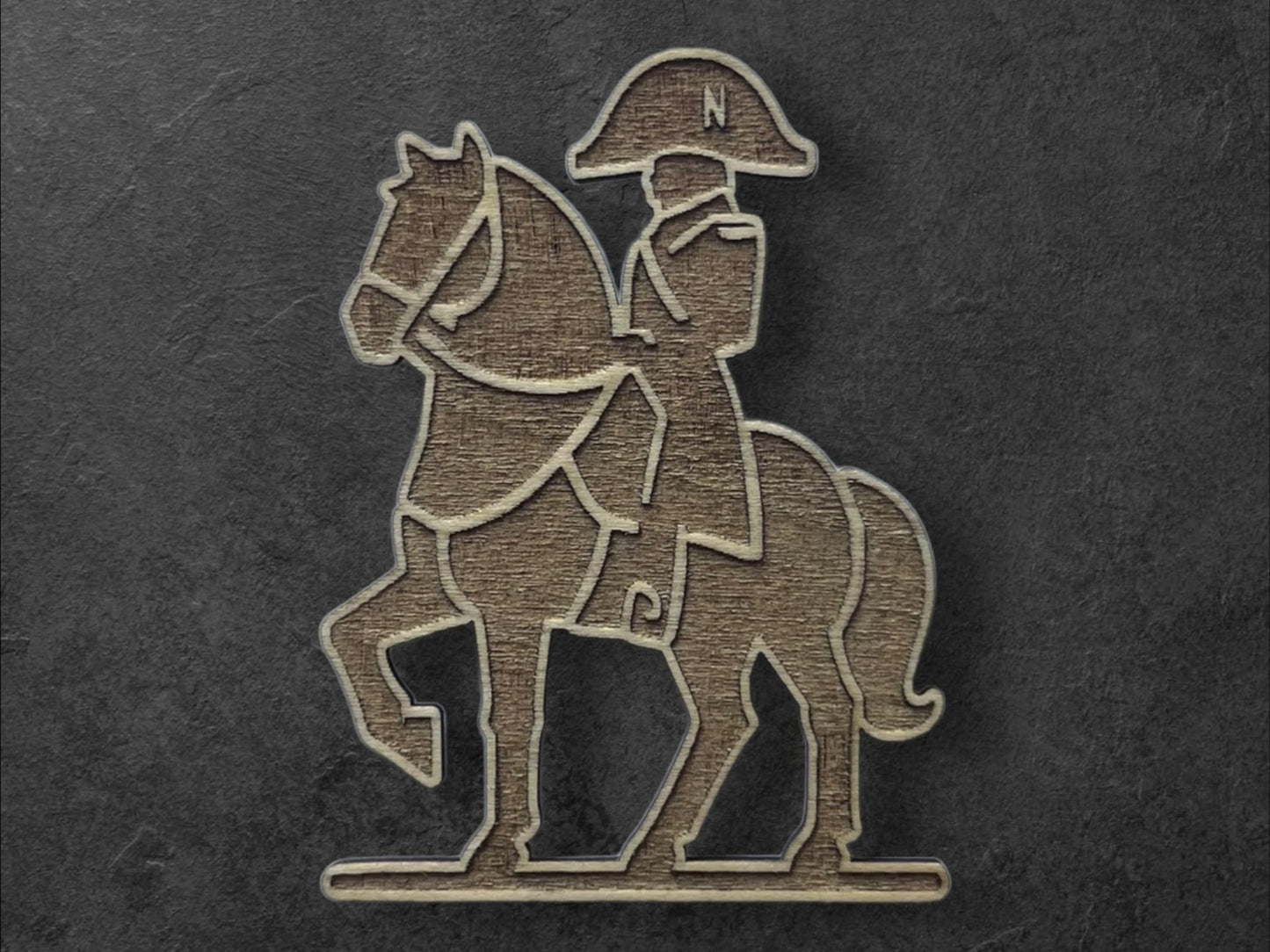 Magnet en Bois - Série Corse - Aimants pour Réfrigérateur en Bois / Magnets pour Frigo - Petit (50 MM) - Sous les Toits de Paris
